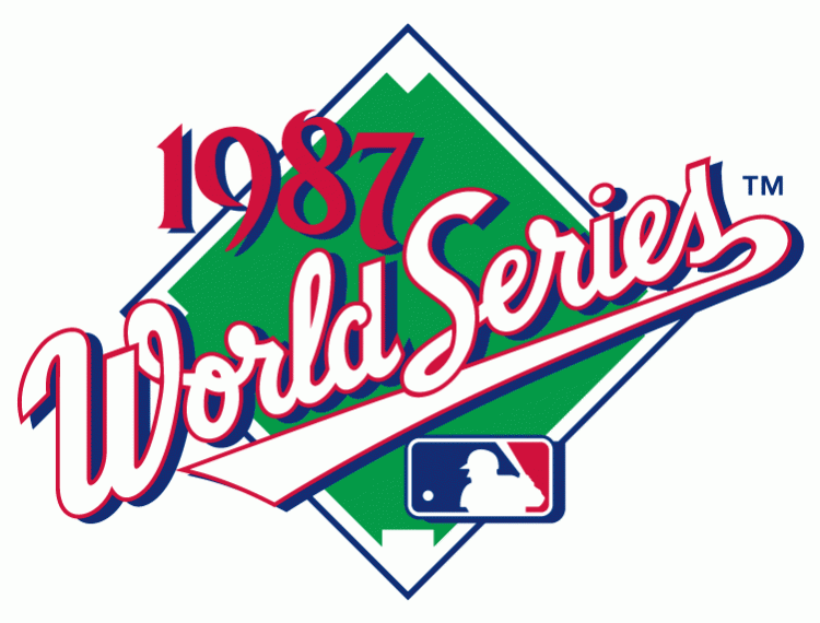 MLB World Series 1987 Primary Logo iron on transfers for T-shirts